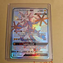 Pokemon Card Xurkitree GX SV58/SV94 Hidden Fates Full Art Near Mint - Image 1