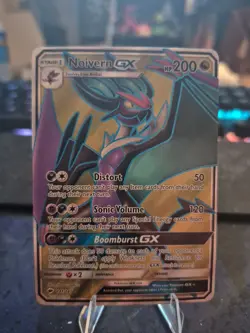 Pokemon Card TCG - Noivern GX 141/147 Full Art Ultra Rare Burning Shadows NM - Image 1