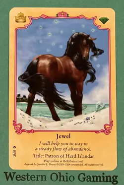 Bella Sara Royalty Jewel #25/55 NEW TCG CCG Trading Card Game - Image 1