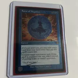 MTG English Force of Negation (Foil Etched) NM Foil Double Masters 2022 - Image 4