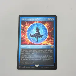MTG English Force of Negation (Foil Etched) NM Foil Double Masters 2022 - Image 1