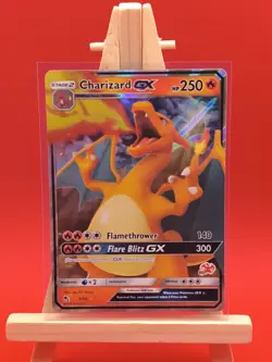 Charizard GX 9/68 Hidden Fates Stamp Ultra Rare Holo Pokemon Card * New * - Image 2