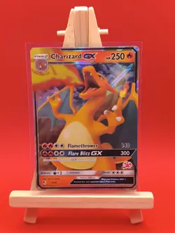 Charizard GX 9/68 Hidden Fates Stamp Ultra Rare Holo Pokemon Card * New * - Image 3