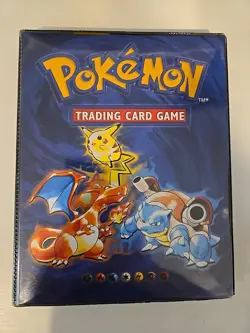 VINTAGE CARD-FILLED 1999 POKEMON TRADING CARD GAME Collector's Album 742818083201 - Image 1