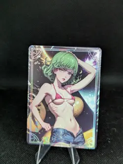 Tatsumaki One Punc My Lord Please Stay Goddess Story Waifu Spicy TCG Single Card - Image 1