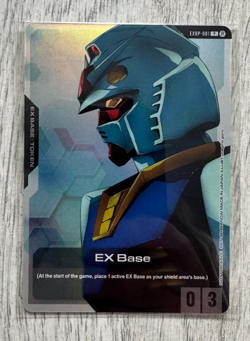 Gundam TCG Beta Early Trial Event EX BASE Promo EXBP-001 card - Image 1