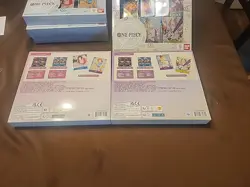 Lot Of 4 One Piece Trading Card Game Illustration Box Volume 1 &2 Factory Sealed - Image 4
