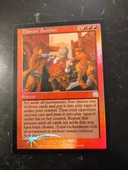 THIEVES AUCTION (Foil) Mercadian Masques NMINT MTG Card UNPLAYED - Image 1