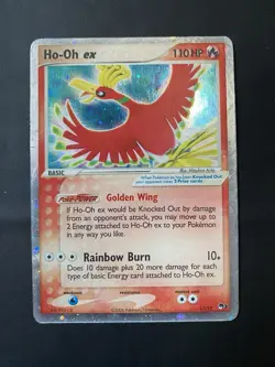 2006 Ho-Oh POKEMON CARD - ULTRA RARE EX 17/17 - HOLO POP SERIES 3 - LP - Image 1