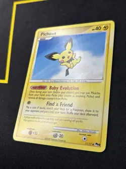 Pichu 11/17 - POP Series 9 - Uncommon - Pokemon Card - LP - Image 2