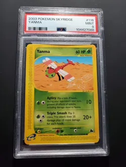 2003 Pokemon Skyridge English Card - PSA 9 Yanma 116/144 - Image 1