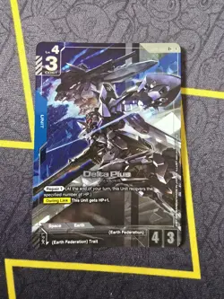 Delta Plus - GD01-006 - R+ Alternate Art - Gundam Card Game TCG - Image 1
