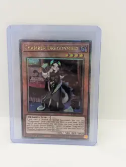 YUGIOH Chamber Dragonmaid (RA04-EN032) Quarter Century Secret Rare 1st Ed NM - Image 3