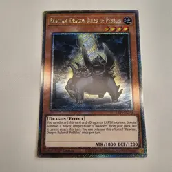 Reactan, Dragon Ruler of Pebbles - RA03 - Platinum Secret Rare - Yugioh - Euro - Image 1