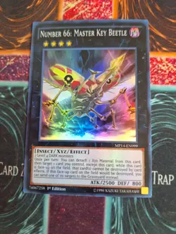 Yu-Gi-Oh! Number 66: Master Key Beetle MP14-EN099 Super 1st Edition Near Mint - Image 1