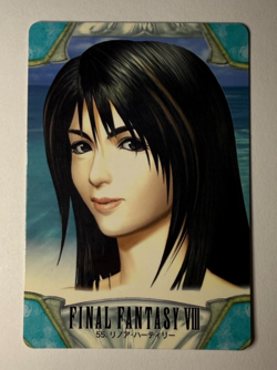 Final Fantasy VIII Carddass Part2 No.55 Rinoa Heartilly Bandai 1999 Japan - Image 1