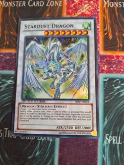 Yu-Gi-Oh! Stardust Dragon SHSP-ENSE1 Limited Super Rare Near Mint - Image 1