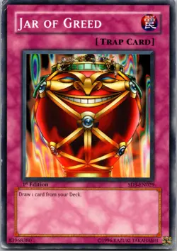 Jar of Greed Common Structure Deck: Blaze of Destruction SD3-EN029 MP - Image 1