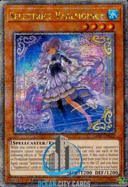 Yugioh Selettrice Vaalmonica LEDE-EN022 Quarter Century Rare - Image 1