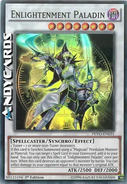 INGLESE Paladino dell'Illuminazione ☻ Super Rara ☻ PEVO EN031 ☻ YUGIOH ANDYCARDS - Image 1