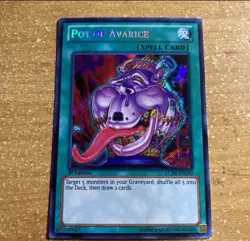🔥 Yugioh Pot of Avarice LCJW-EN290 Secret Rare - 1st Edition Near Mint - Image 1