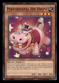 Yugioh Performapal Hip Hippo #MP15-EN064 2015 Mega-Tins Mega Pack LP - Image 1