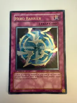 Yugioh - Hero Barrier - EEN-EN049 - Ultimate Rare - 1st Edition LP - Image 1