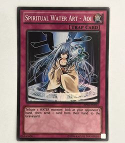 Spiritual Water Art - Aoi Yu-Gi-Oh! AP02-EN012 Super Rare - Image 1