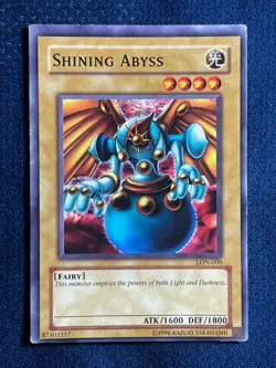YUGIOH! LABYRINTH OF NIGHTMARE #LON-009 SHINING ABYSS UNLIMITED COMMON - Image 1