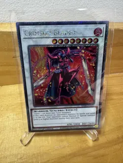 Yugioh Crimson Blader RA04-EN161 Quarter Century Rare QCR 1st Ed NM - Image 1