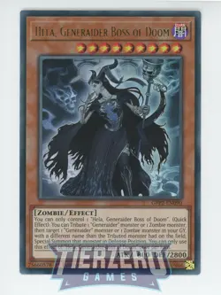 Yugioh Hela, Generaider Boss of Doom GFP2-EN090 Ultra Rare 1st Edition Near Mint - Image 1