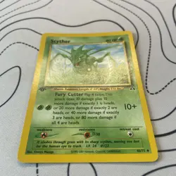Scyther 46/75 1st Edition Neo Discovery - MP Condition - 2001 Pokemon Card - Image 2