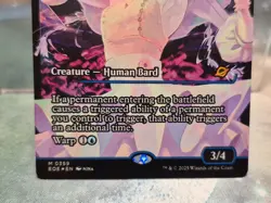 Starfield Vocalist FOIL JAPAN SHOWCASE Edge of Eternities MTG Card BORDERLESS - Image 2