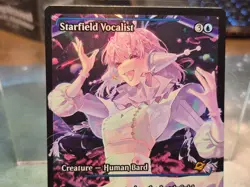 Starfield Vocalist FOIL JAPAN SHOWCASE Edge of Eternities MTG Card BORDERLESS - Image 3