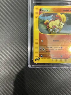 PONYTA REVERSE HOLO Aquapolis Pokemon Card 2003 CGC 8.5 NM/MINT 102/147 - Image 4