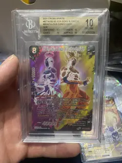 2021 Cross Spirits Son Goku & frieza Graded Card BGS 10 miraculous conclusion - Image 1