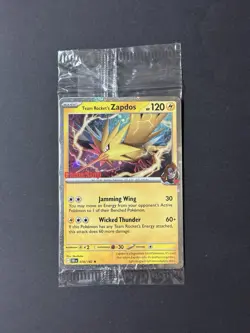 Pokemon Team Rocket’s Zapdos GameStop Stamped Destined Rival Promo Card SEALED - Image 1
