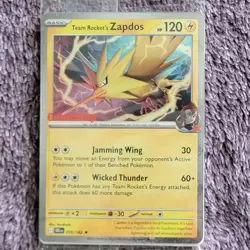 Pokemon Team Rocket’s Zapdos GameStop Stamped Destined Rival Promo Card SEALED - Image 1