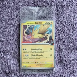Pokemon Team Rocket’s Zapdos GameStop Stamped Destined Rival Promo Card SEALED - Image 2