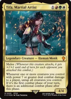 MTG English Tifa, Martial Artist NM Foil Commander: FINAL FANTASY - Image 1