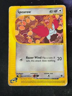 Spearow 130/165 Expedition - Non-Holographic Common Pokemon Card MP/HP - Image 1