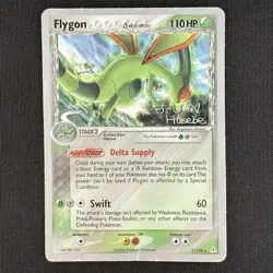 Pokemon TCG Flygon Delta Species 7/110 World Championships 2007 Jun Hasebe Card - Image 1