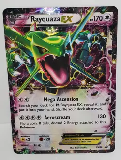 Pokemon TCG Rayquaza EX XY66 Black Star Promo Holo Card - Image 1