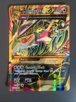 Pokemon TCG M Rayquaza EX Shiny Full Art Holo Card 98/98 XY-Ancient Origins - Image 1
