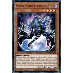 Medusa, Watcher of the Evil Eye Yu-Gi-Oh! MP20-EN233 1st Ultra Rare - Image 1