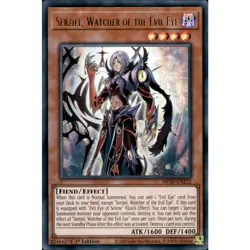 Serziel, Watcher of the Evil Eye Yu-Gi-Oh! MP20-EN232 1st Ultra Rare - Image 1