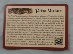 Red Dragon Inn Board Game Golden Peanuts Promo Card - Image 2
