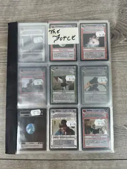 Vintage Star Wars CCG CARD Binder LOT - Image 1