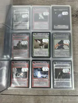 Vintage Star Wars CCG CARD Binder LOT - Image 2