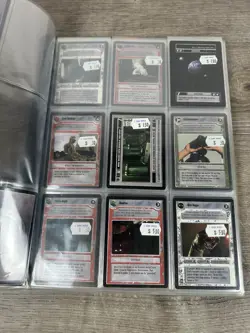 Vintage Star Wars CCG CARD Binder LOT - Image 3
